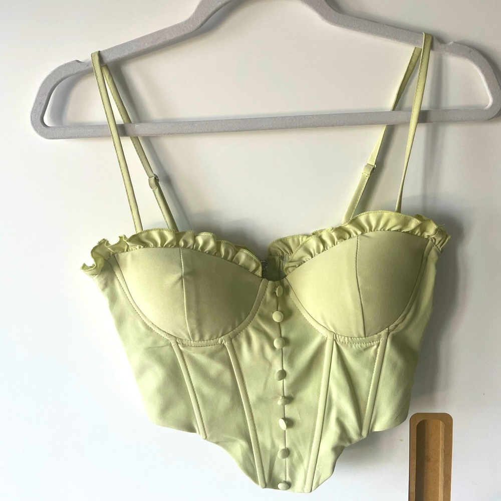 Green corset